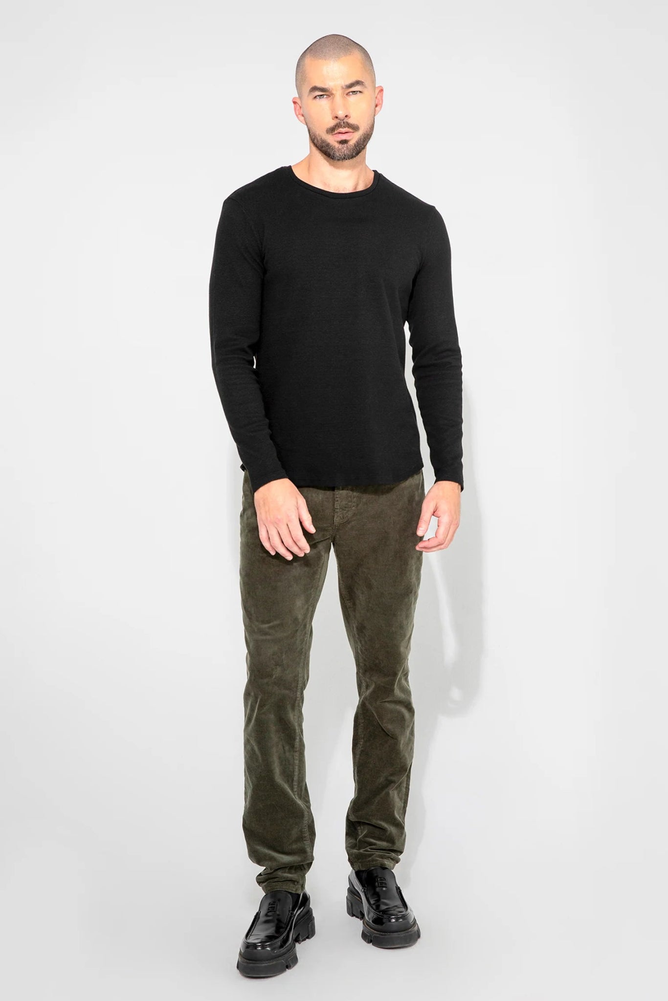 Monfrère Monfrère Dann Ribbed Long Sleeve Endless Waves