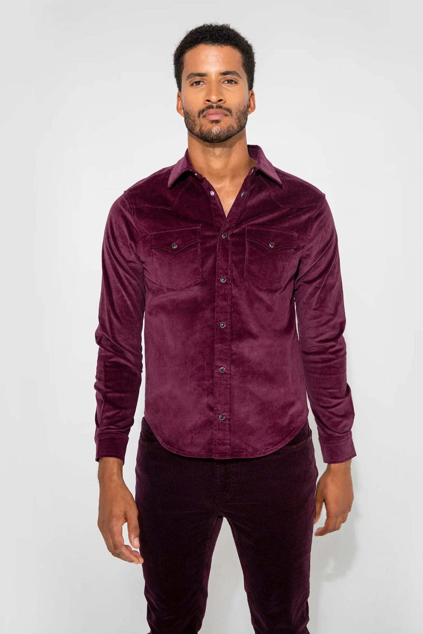 Monfrère Monfrère Eastwood Needle Cord Shirt Endless Waves