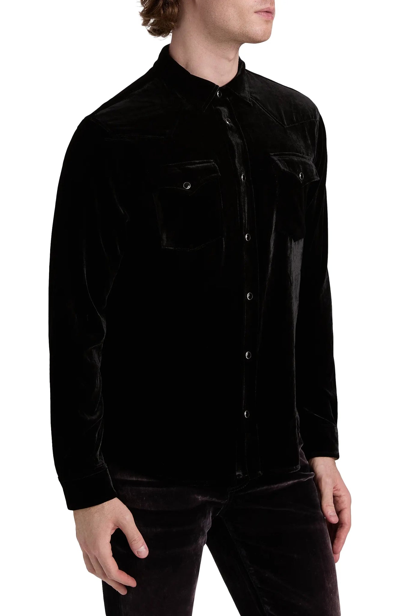 Monfrère Monfrere Eastwood Velvet Shirt Endless Waves