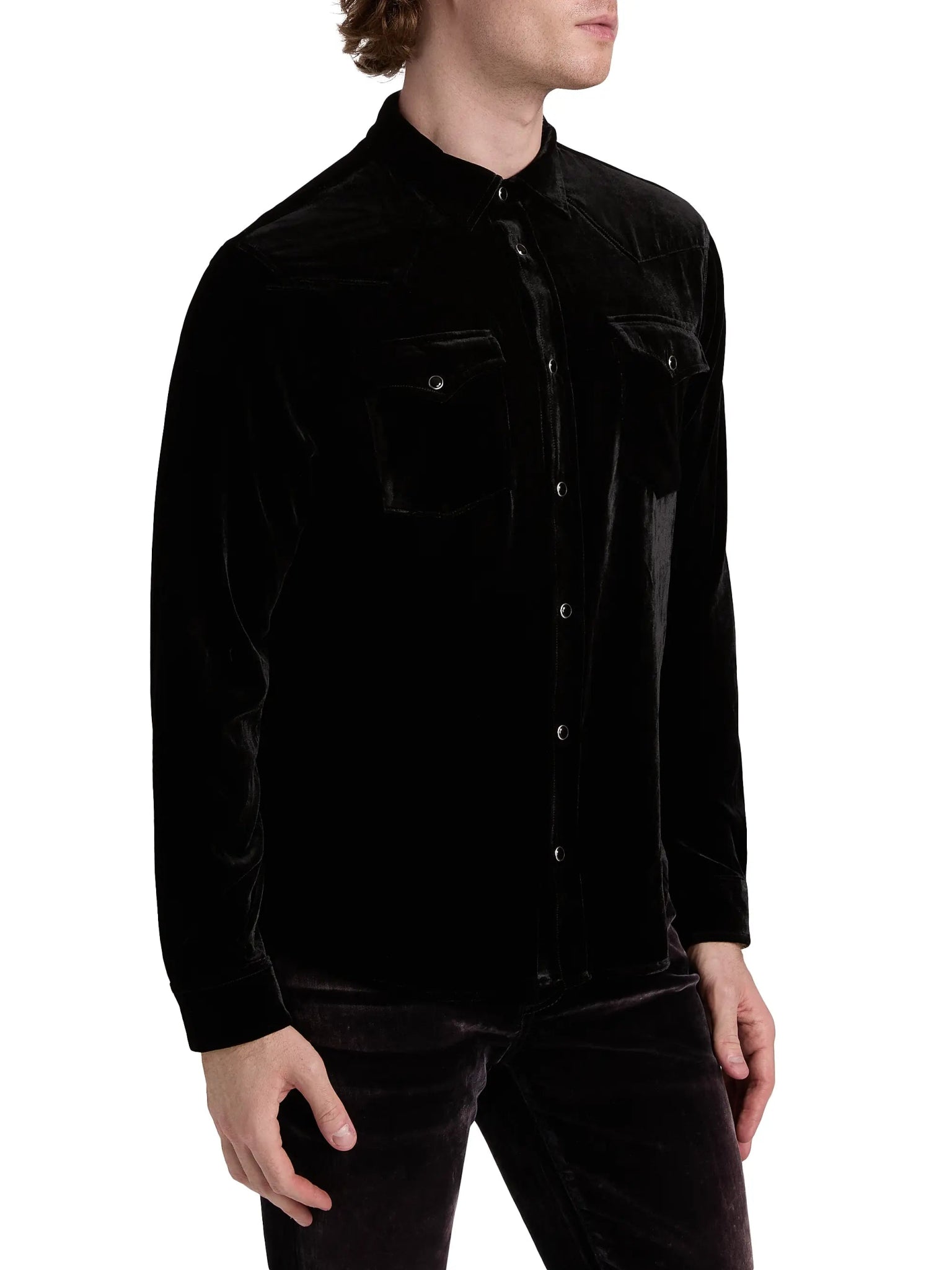Monfrère Monfrere Eastwood Velvet Shirt Endless Waves