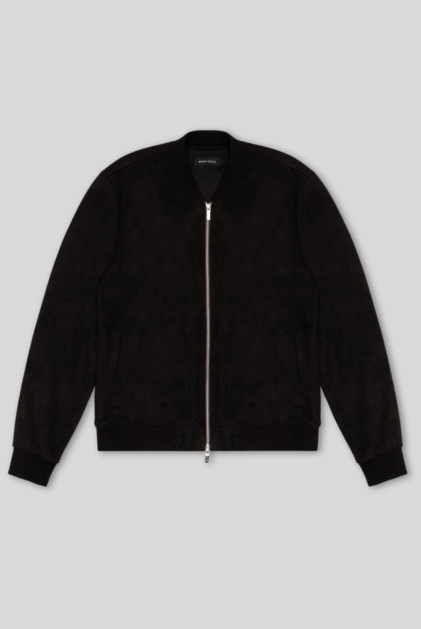 Monfrère Monfrere Maverick Butter Suede Noir Bomber Jacket Endless Waves
