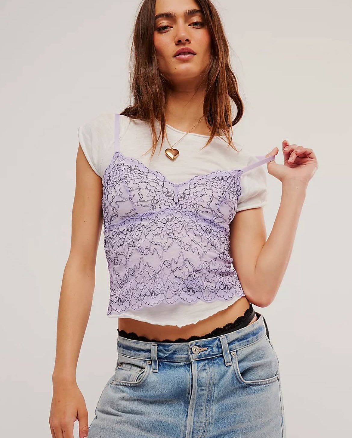 MUCCI MUCCI Letizia Lace Cami Endless Waves