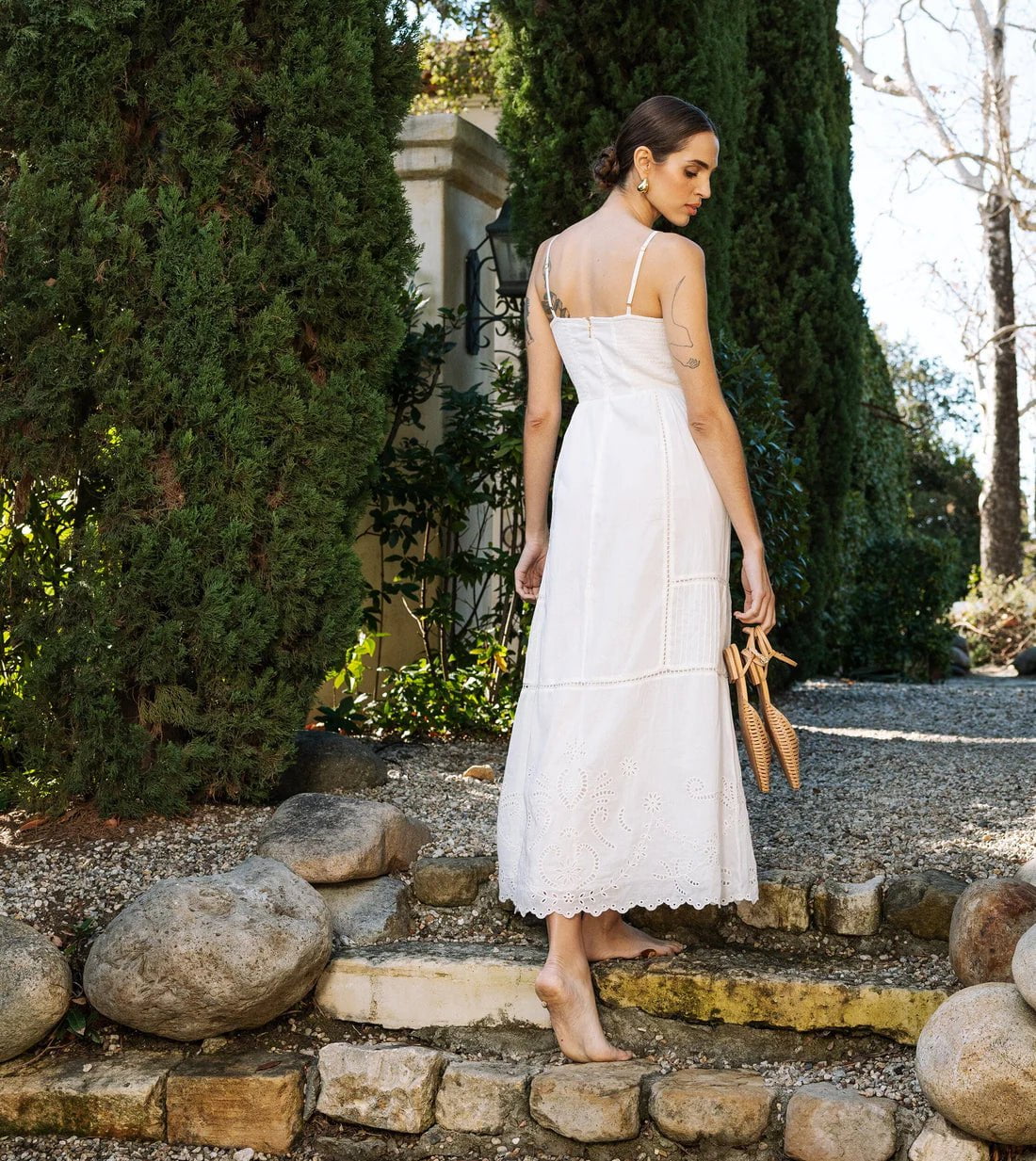 Nancie Ankle Dress - Endless Waves