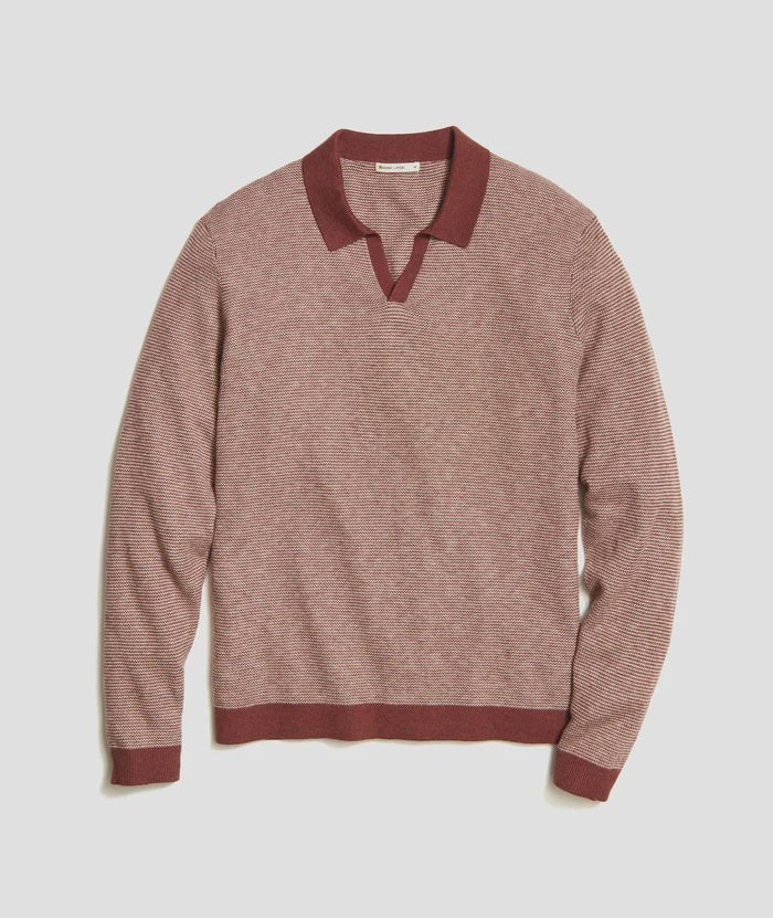 Marine Layer Marine Layer Noah Sweater Polo Endless Waves