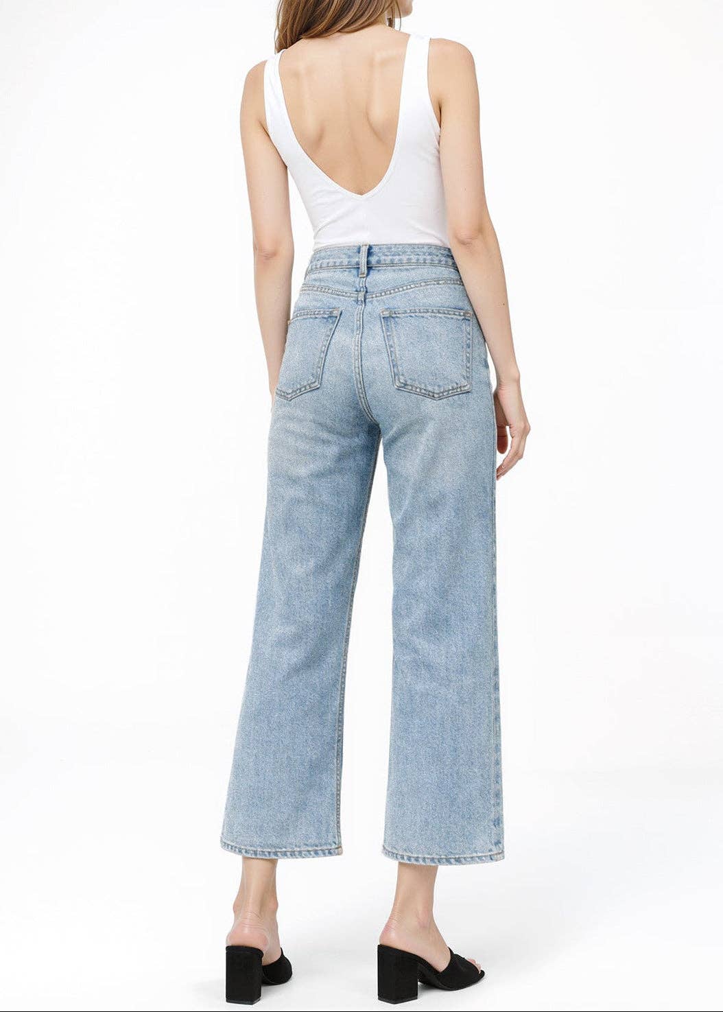 Noend Denim Queen High Rise Wide Leg
