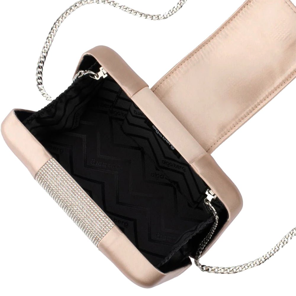 Olga Berg Aubrey Crystal Clutch