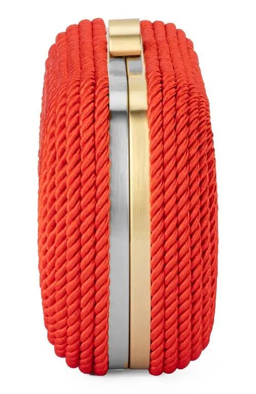 Olga Berg Martina Rope Clutch - Endless Waves