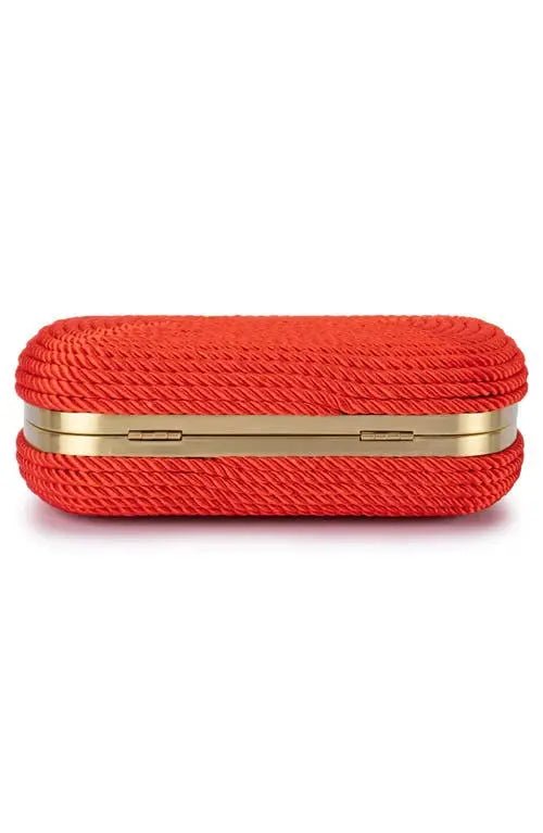 Olga Berg Martina Rope Clutch - Endless Waves
