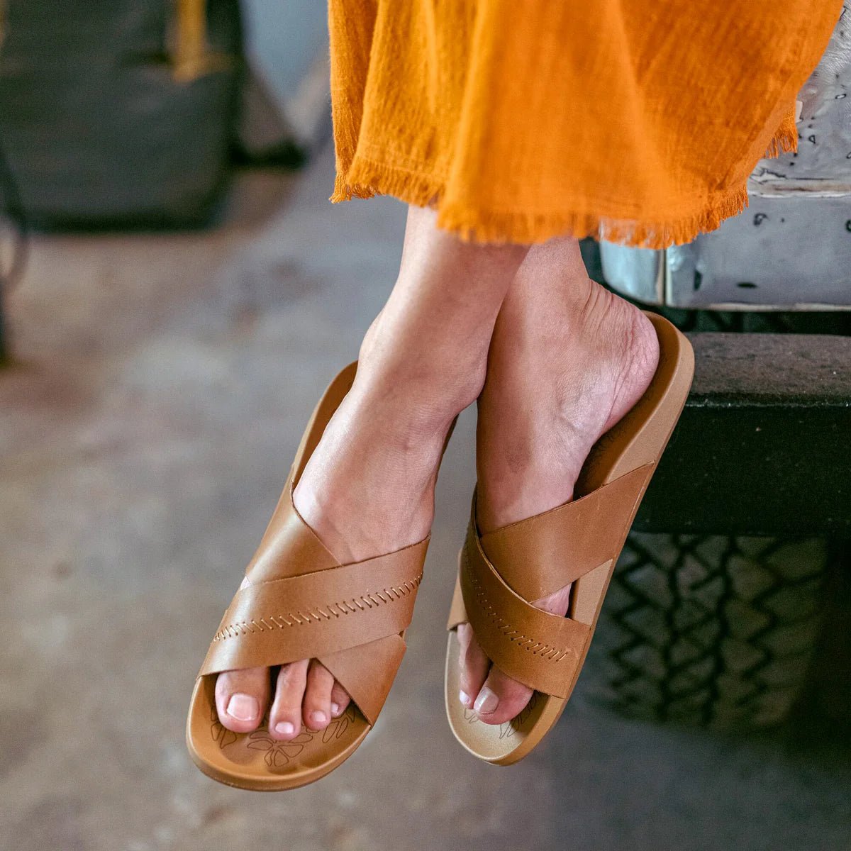 OluKai OluKai Kipe’a Olu Slide Sandals Endless Waves