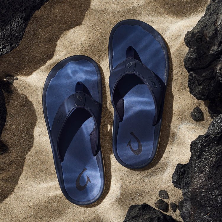 OluKai Men's Ohana Flip Flops - Endless Waves