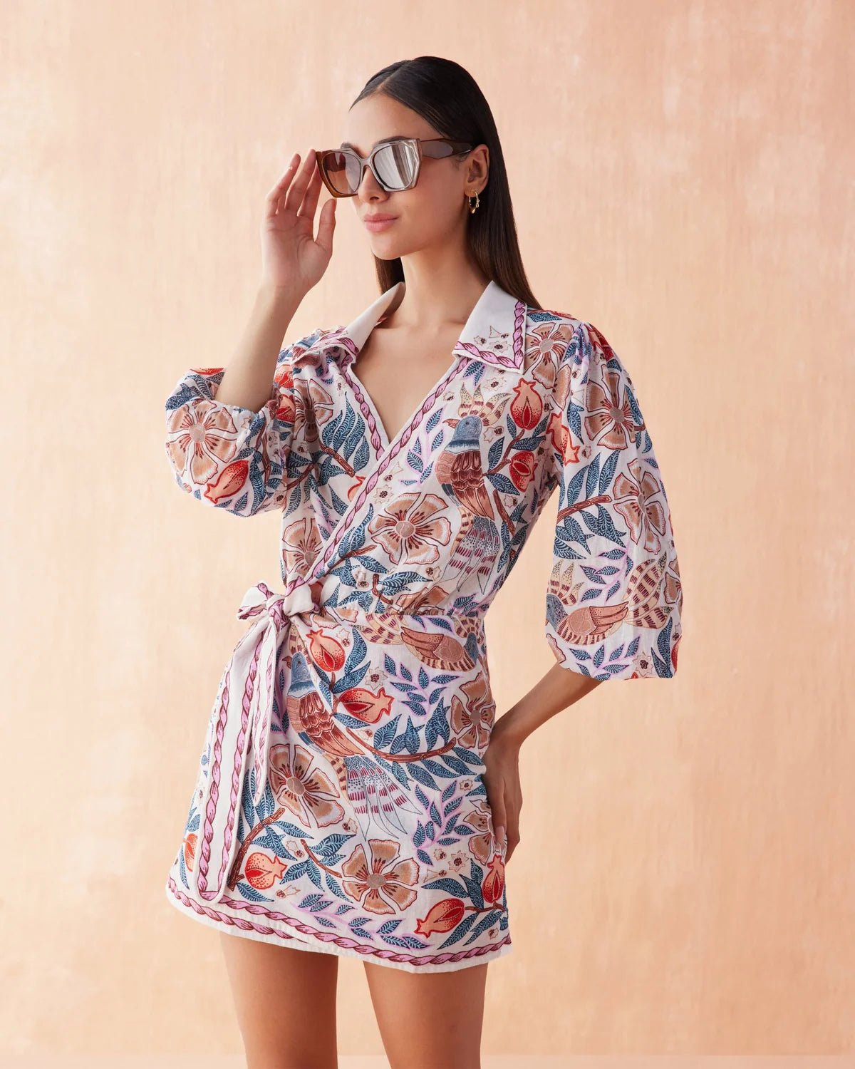 OMIKA Avery Mini Dress - Endless Waves