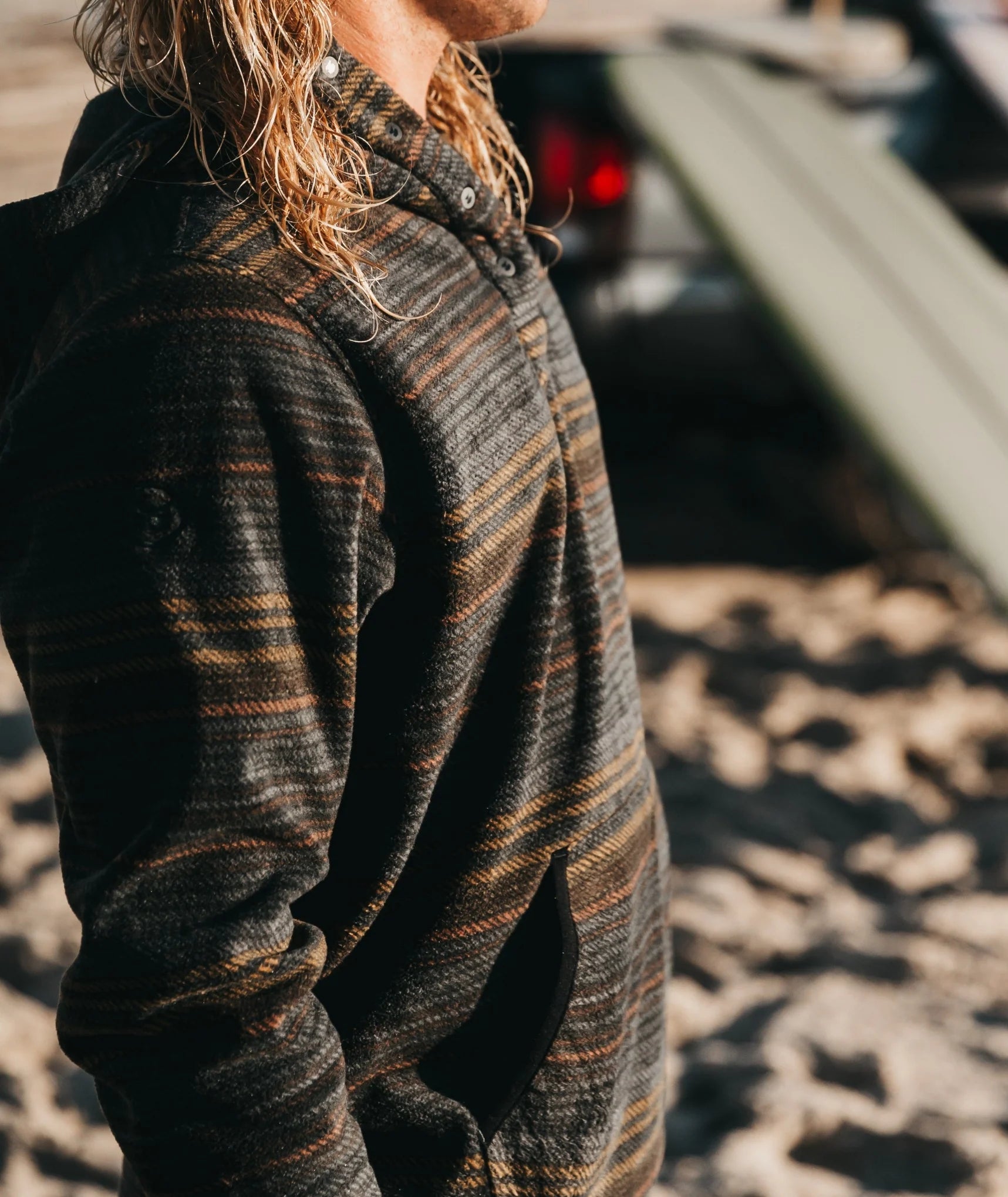 Quintin Fleece Hoodie - Endless Waves