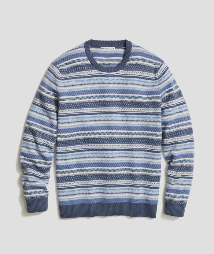 Marine Layer Marine Layer Reed Jacquard Sweater Endless Waves