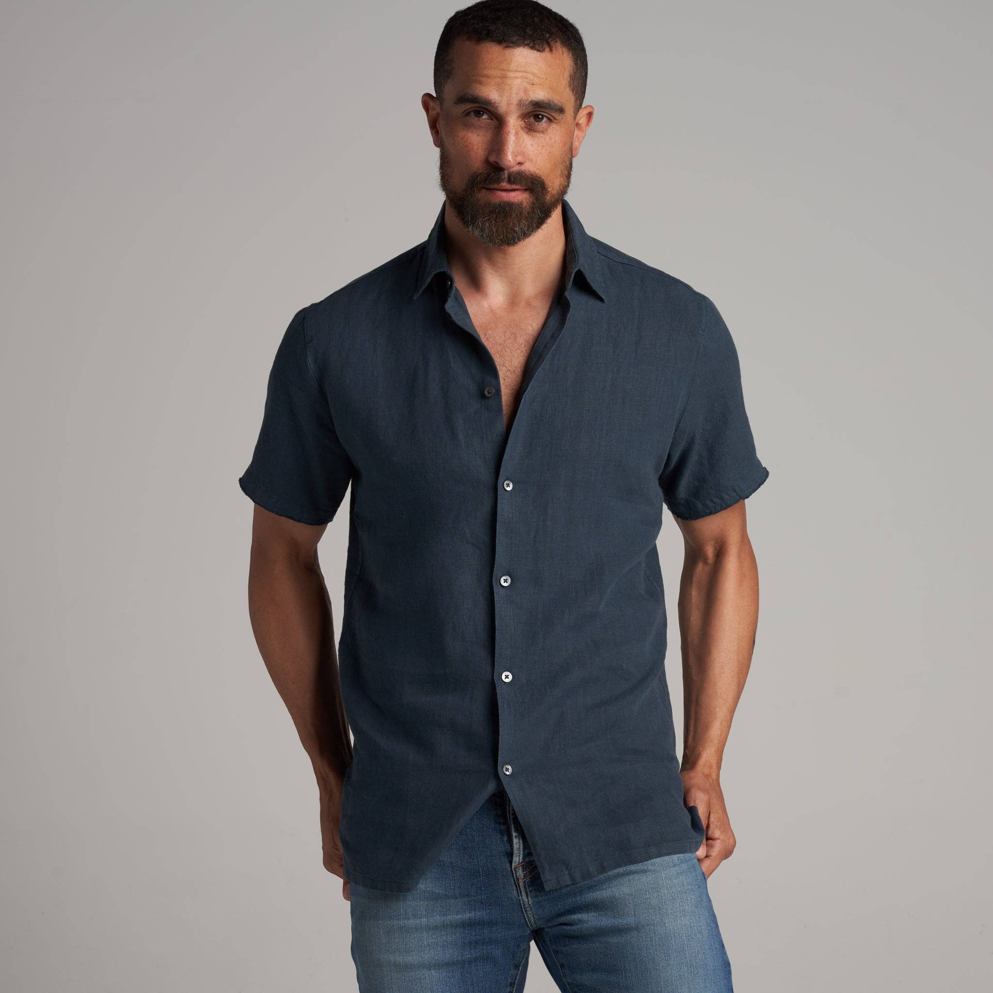 Rowan Lyons Short Sleeve Linen Shirt