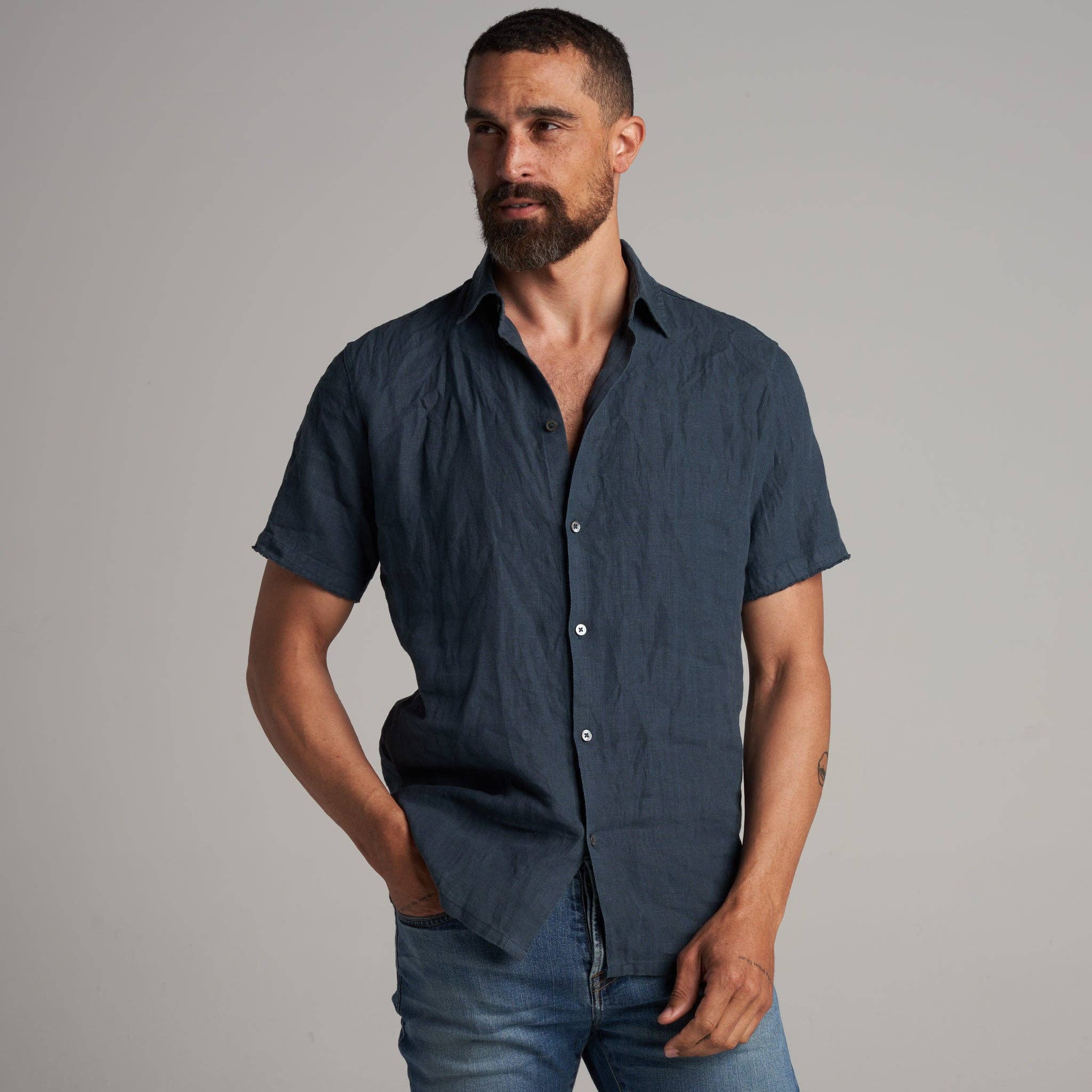 Rowan Lyons Short Sleeve Linen Shirt