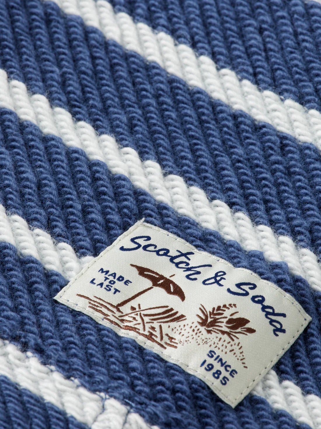 Scotch & Soda Loose Fit Loop Terry Sweatshirt - Endless Waves