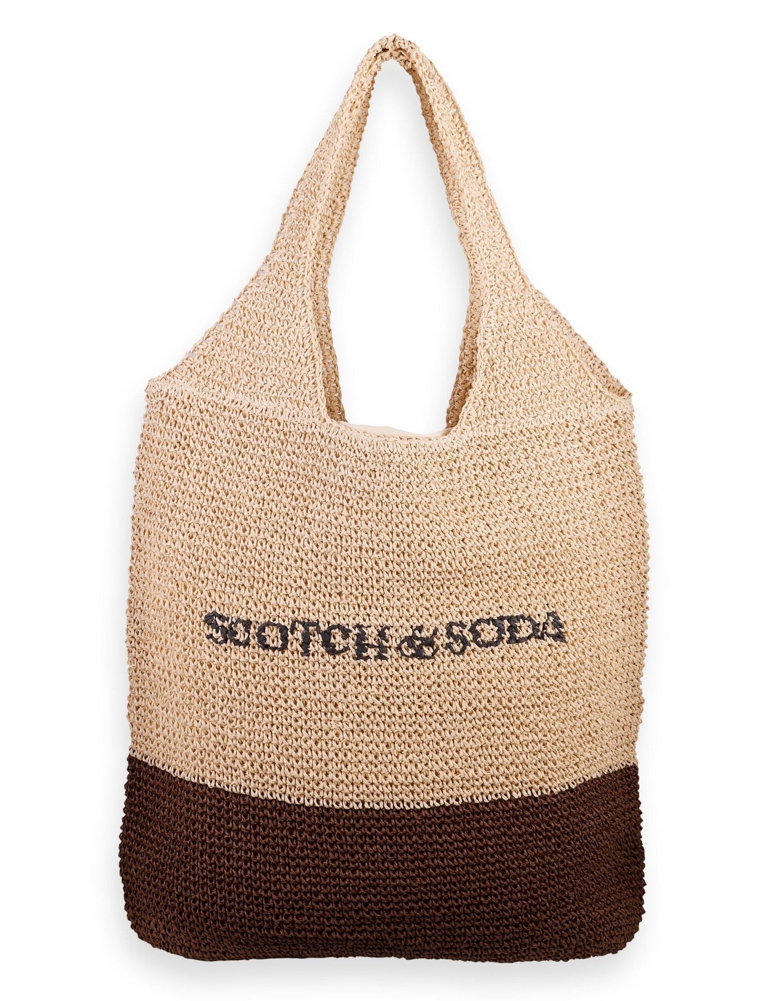 Scotch & Soda Oversized Straw Bag - Endless Waves