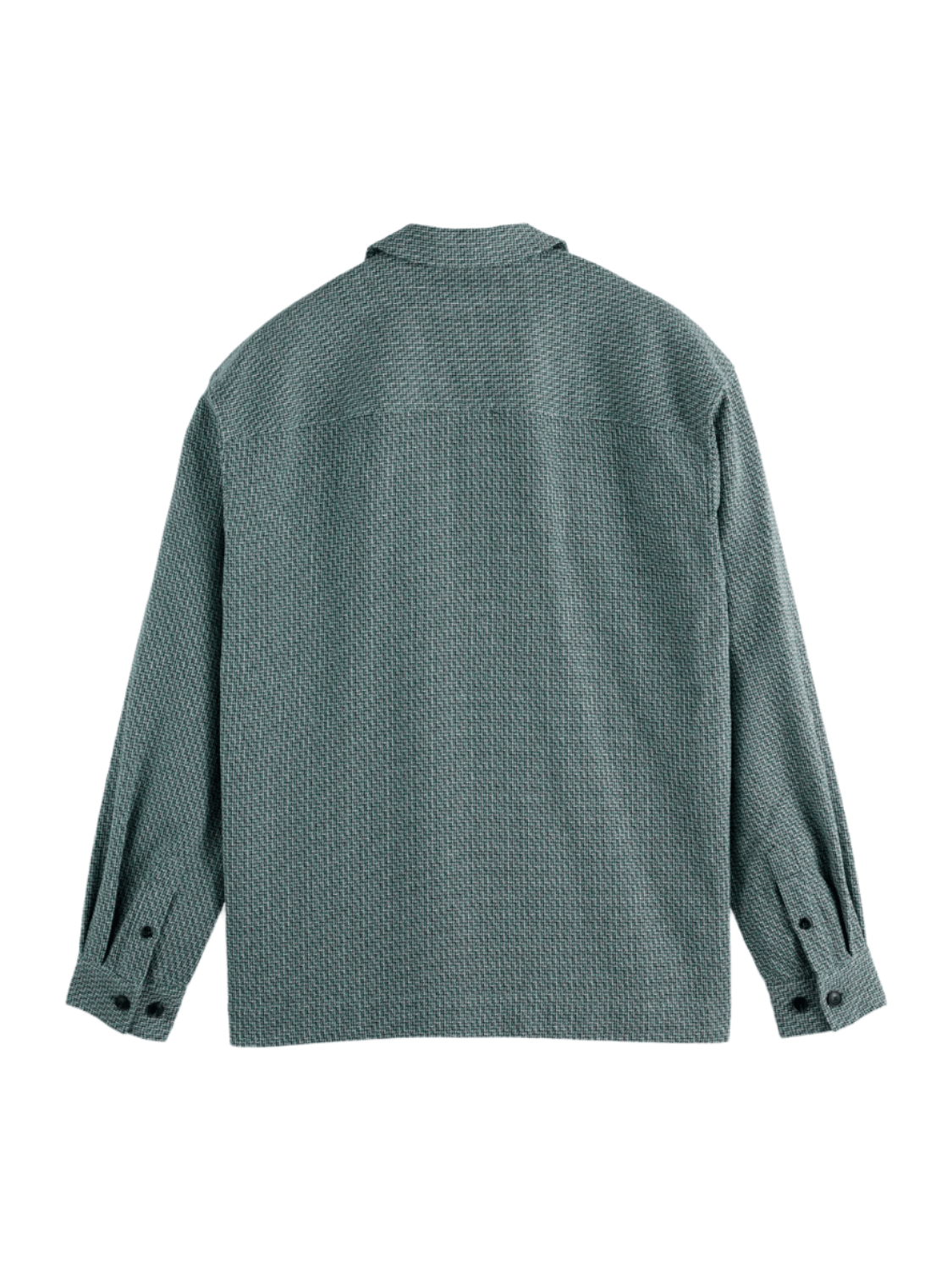 Scotch & Soda Relaxed Fit Structured Overshirt - Endless Waves