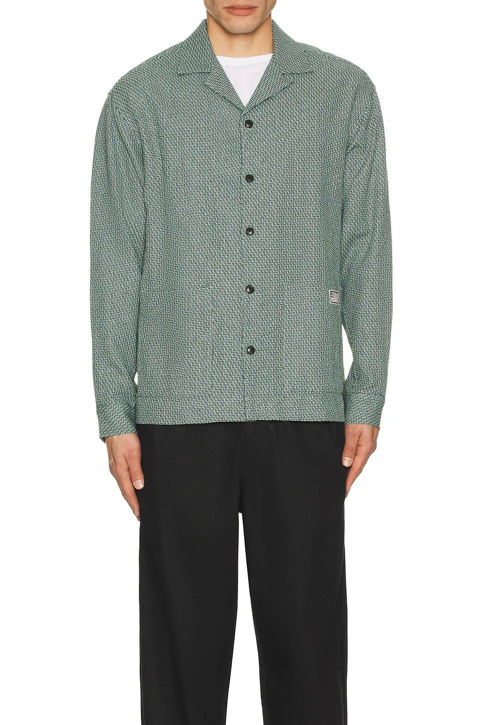 Scotch & Soda Relaxed Fit Structured Overshirt - Endless Waves