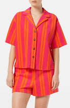 Scotch & Soda Terry Cloth Camp Shirt - Endless Waves