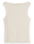 Scotch & Soda Women's Structured Rib Tank - Endless Waves