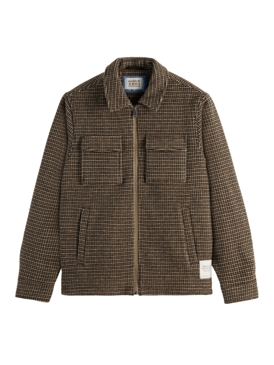 流行 scotch-soda-wool-blend-check- ジャケット・アウター