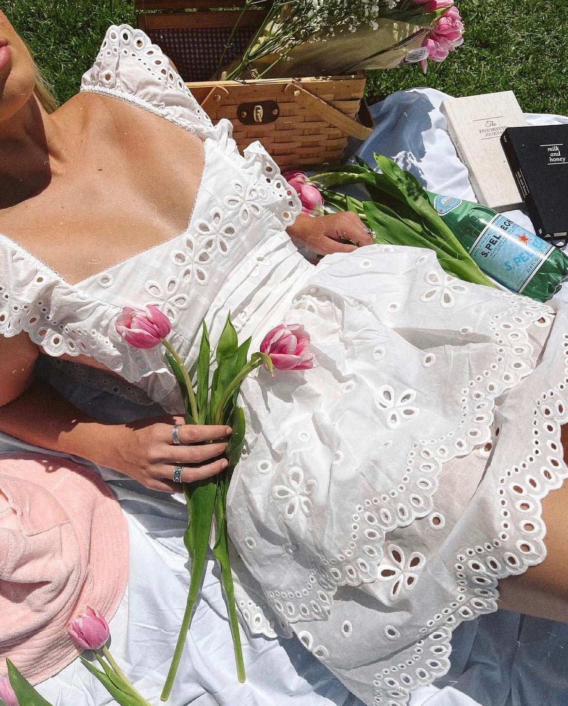For Love & Lemons For Love & Lemons Serena Dress Endless Waves