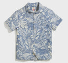 SS Crinkle Double Cloth Shirt - Endless Waves