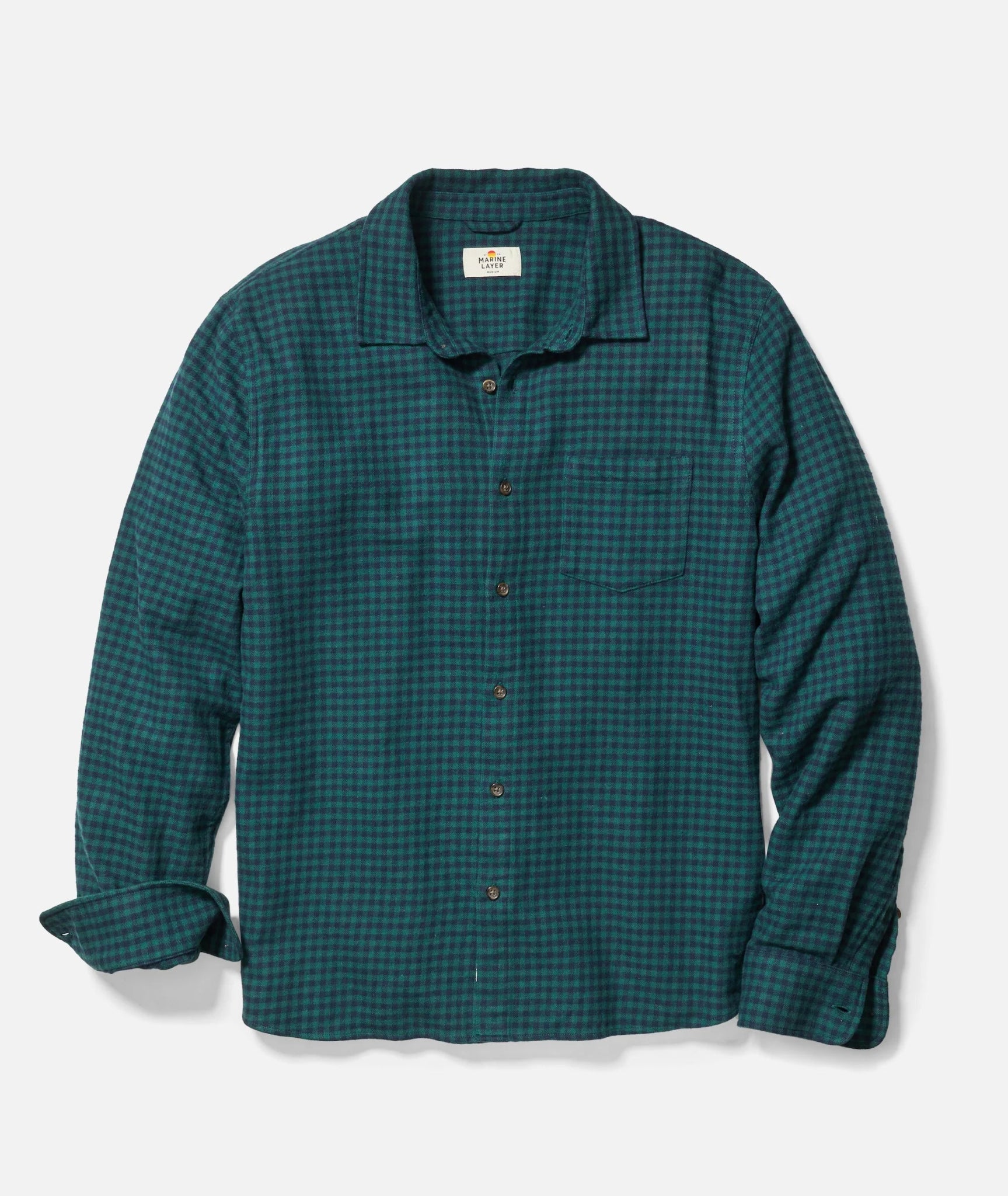 Marine Layer Marine Layer Tahoe Flannel Shirt Endless Waves