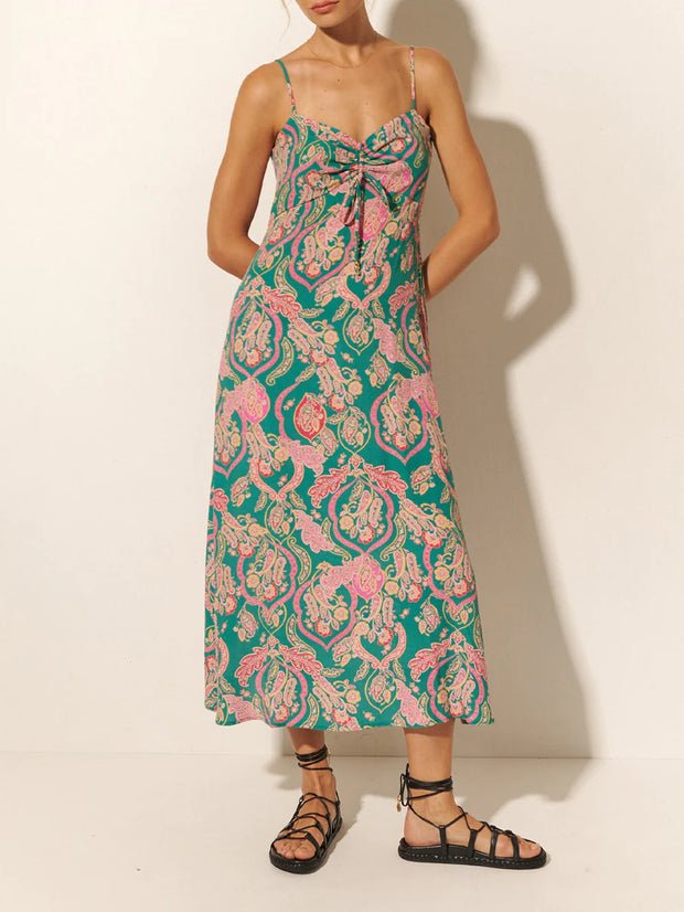 Talitha Midi Dress - Endless Waves