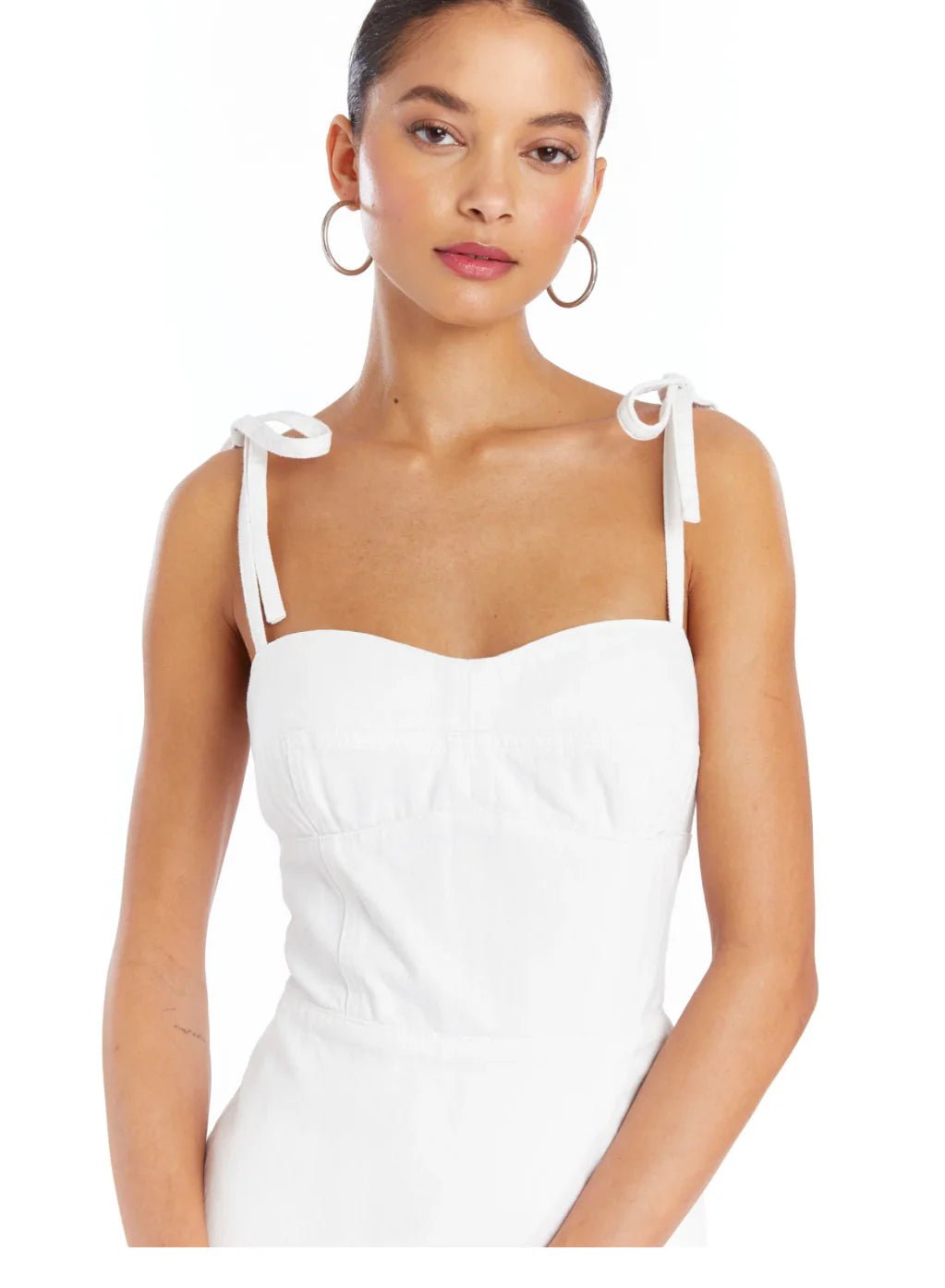 Amanda Uprichard Amanda Uprichard Taylor Denim Skort Romper Endless Waves