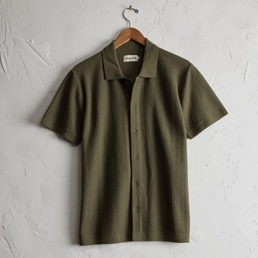 Taylor Stitch Button Down Polo - Endless Waves