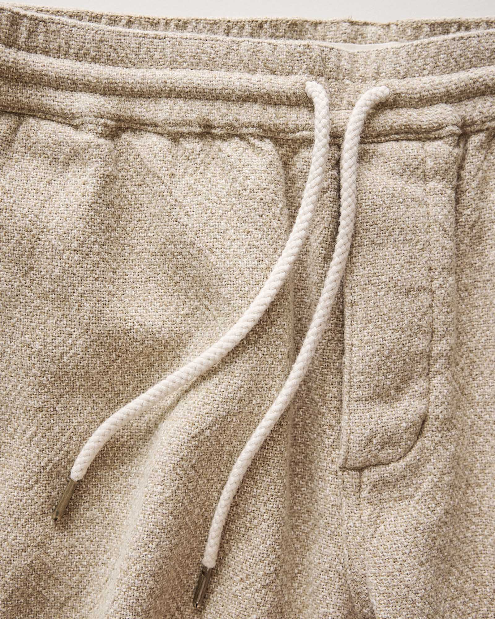 Taylor Stitch The Après Short in Linen Tweed - Endless Waves