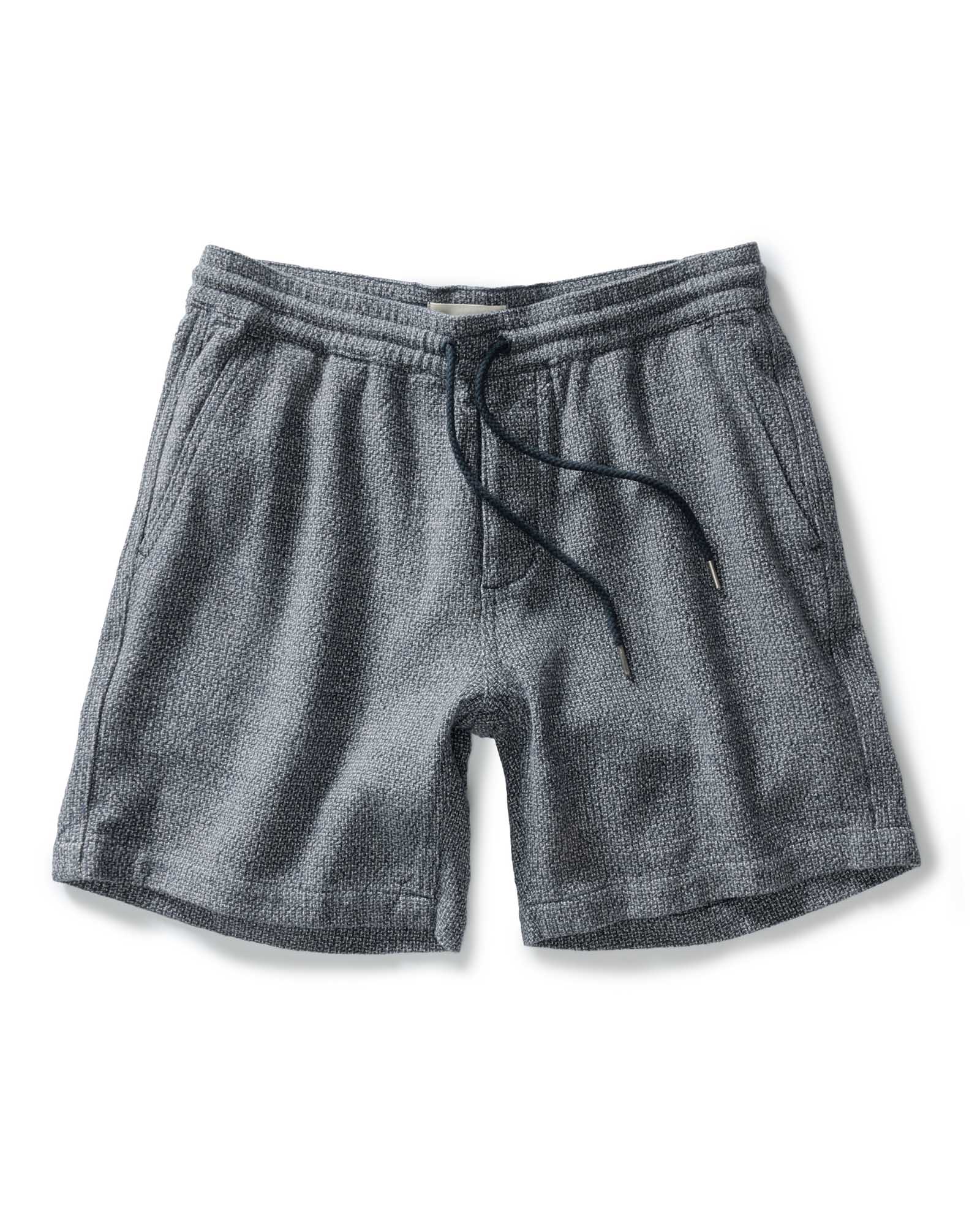 Taylor Stitch The Après Short in Linen Tweed - Endless Waves