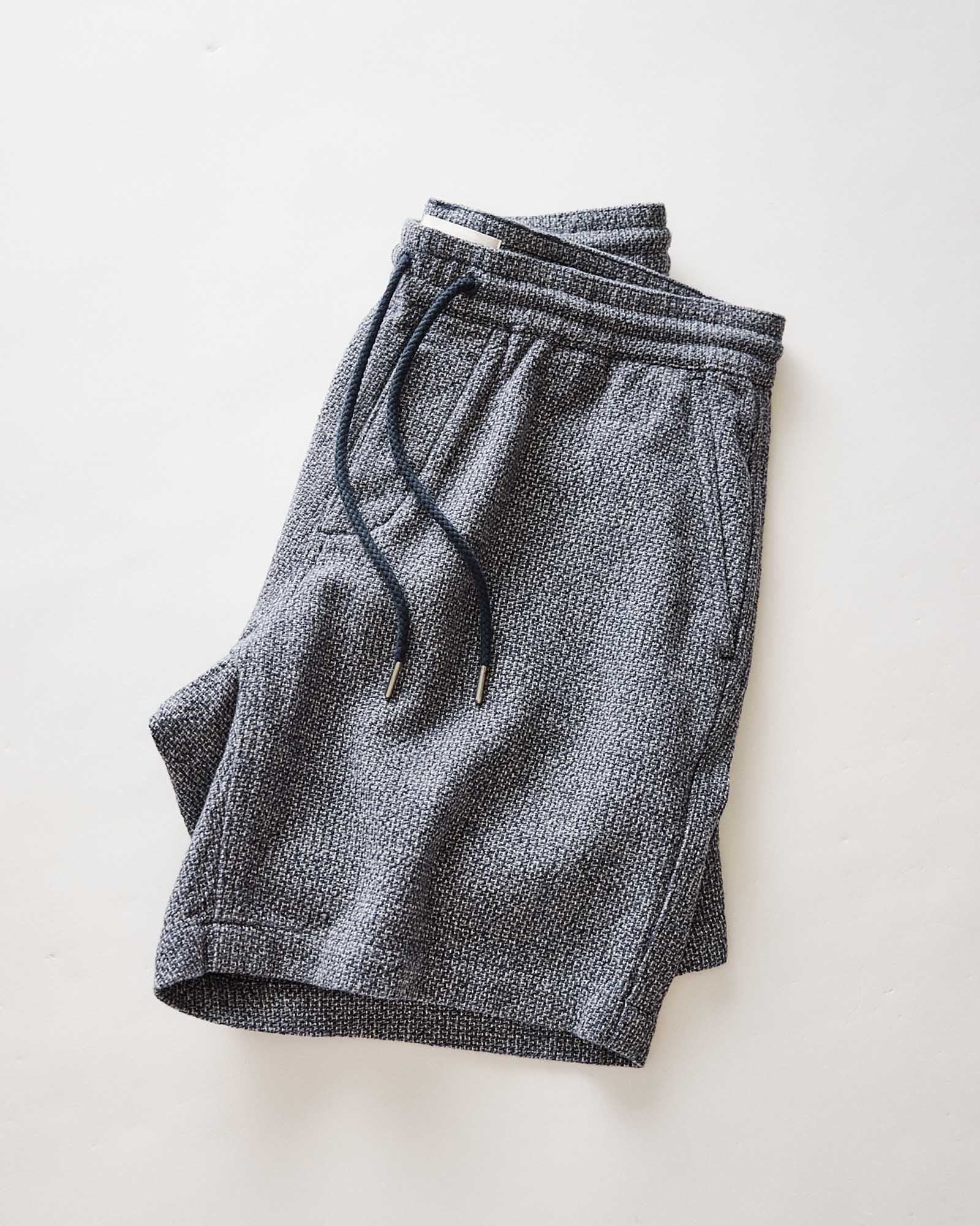 Taylor Stitch The Après Short in Linen Tweed - Endless Waves