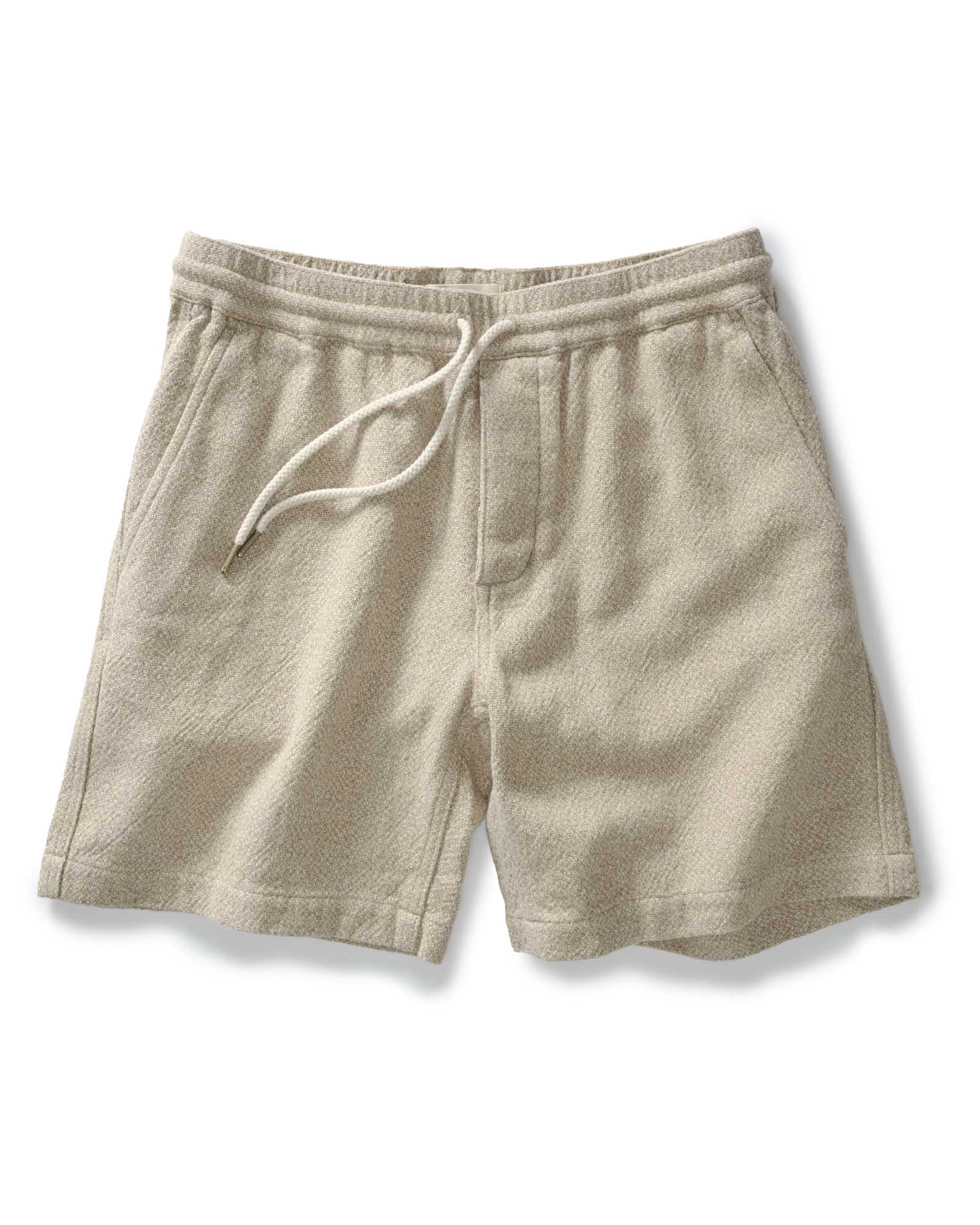 Taylor Stitch The Après Short in Linen Tweed - Endless Waves