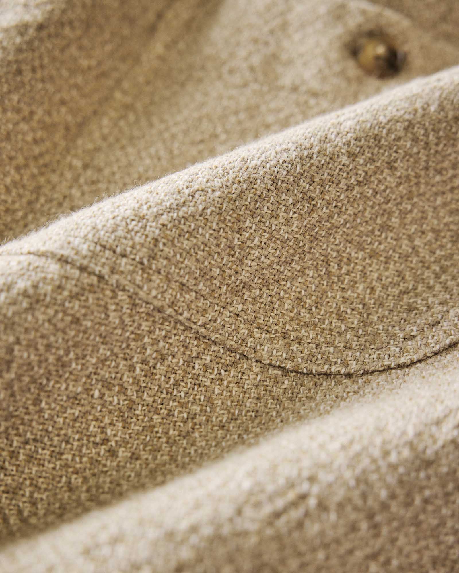 Taylor Stitch The Après Short in Linen Tweed - Endless Waves