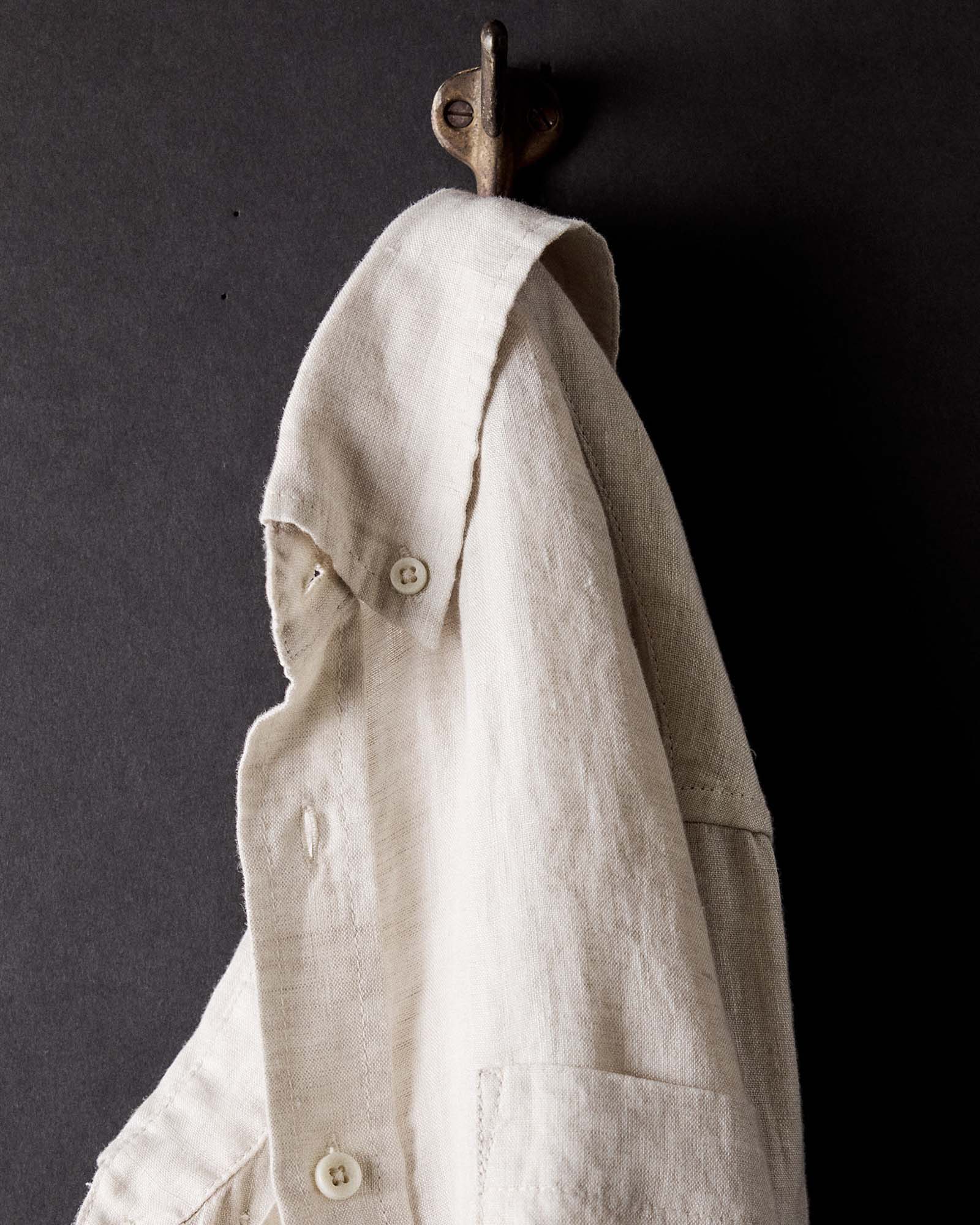 Taylor Stitch The Jack Shirt in Flax Linen - Endless Waves