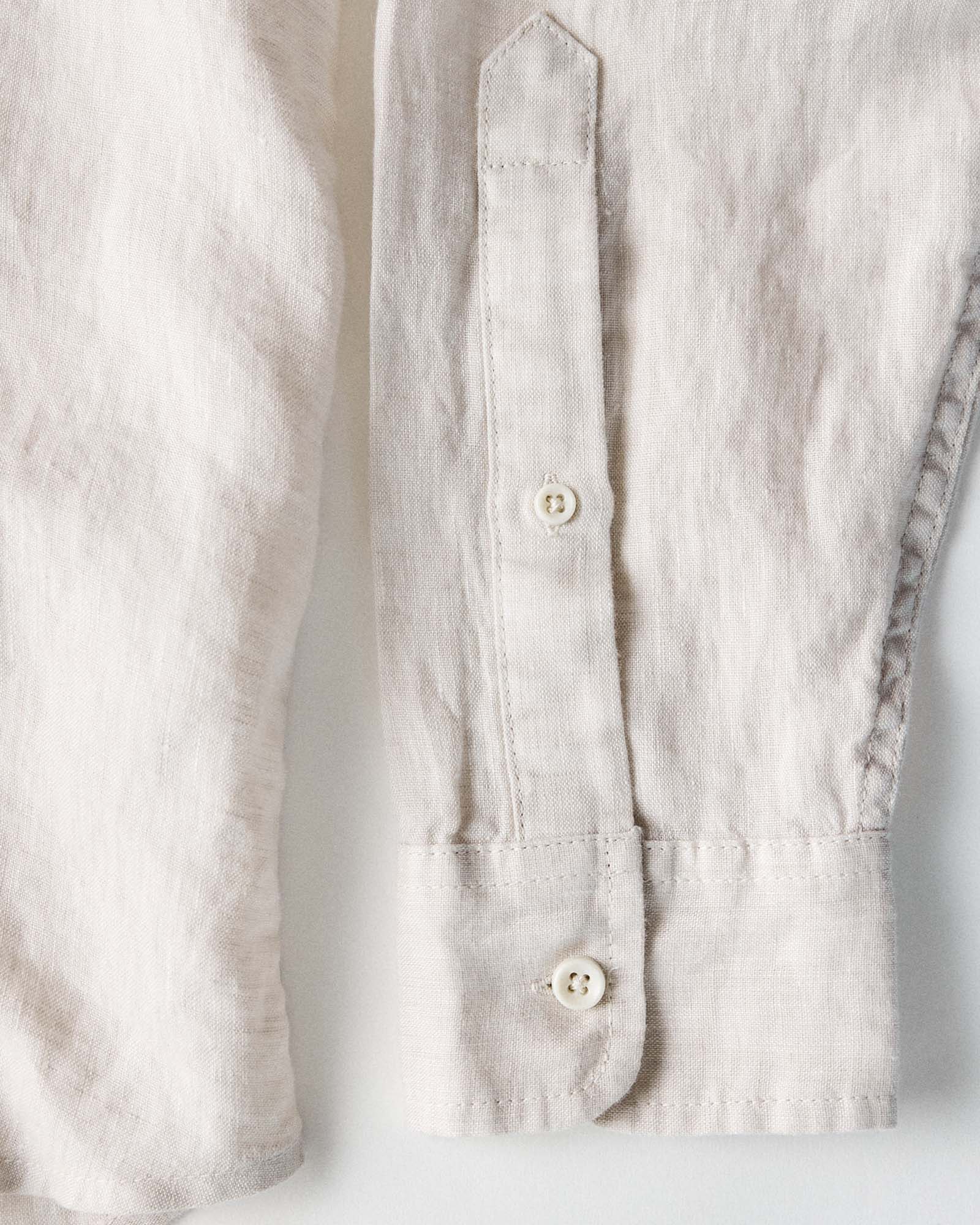Taylor Stitch The Jack Shirt in Flax Linen - Endless Waves