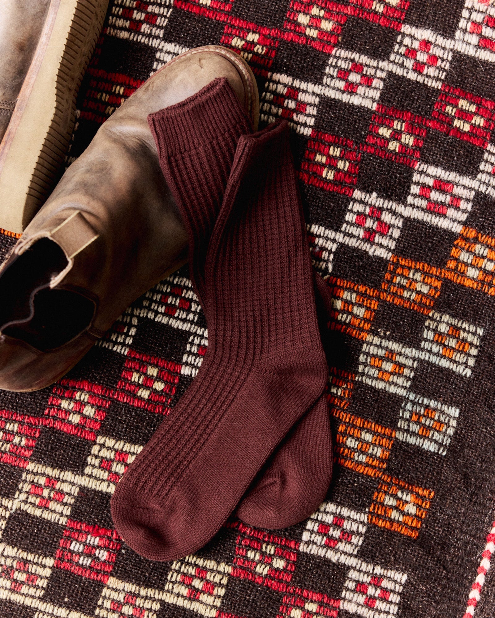 Taylor Stitch The Waffle Sock - Endless Waves