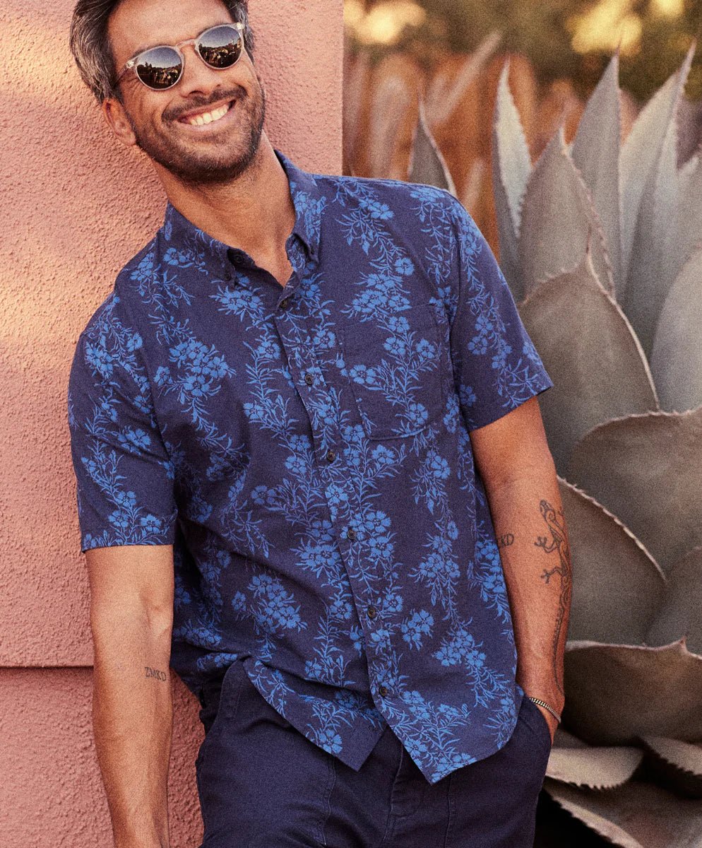Outerknown Outerknown The S/S Studio Shirt - Final Sale Endless Waves