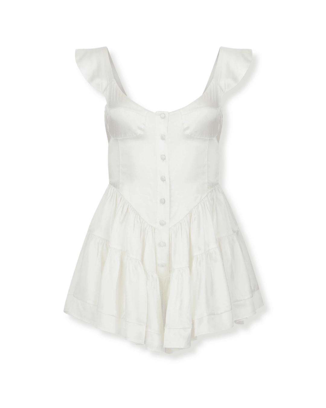 Vanessa Mooney Silk Elisabeth Romper Dress