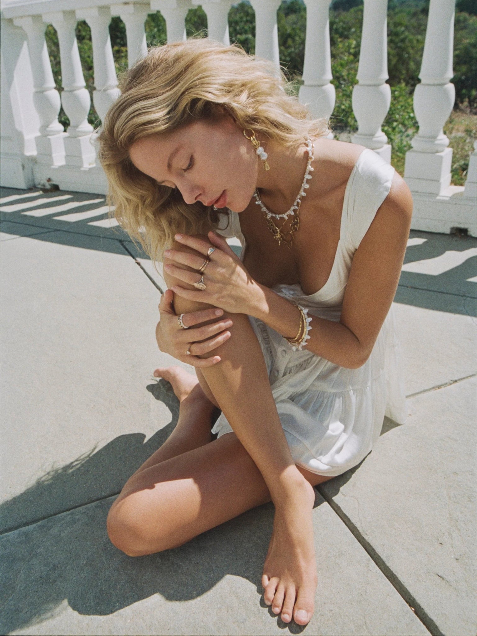 Vanessa Mooney Vanessa Mooney Silk Elisabeth Romper Dress Endless Waves