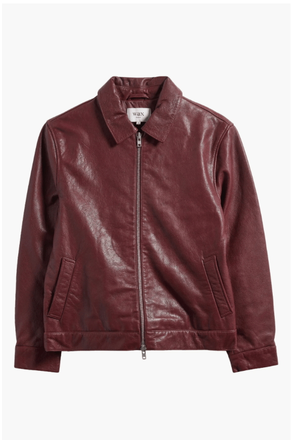 Wax London Kendal Leather Jacket - Endless Waves