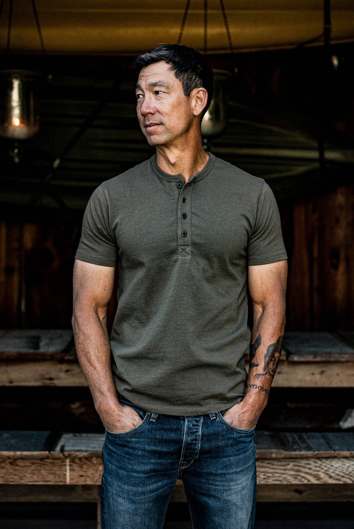 WiesMade Bolinas Heavyweight Cotton Henley