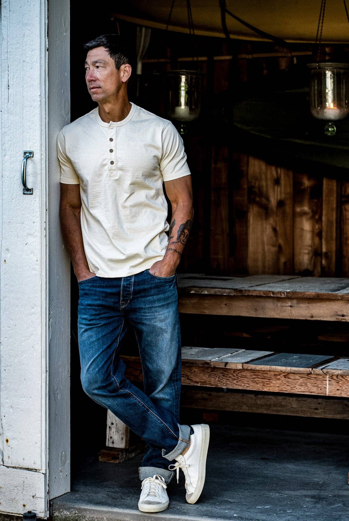 WiesMade Heavyweight Cotton Henley