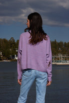 100% Cashmere Sachi Crewneck - Endless Waves