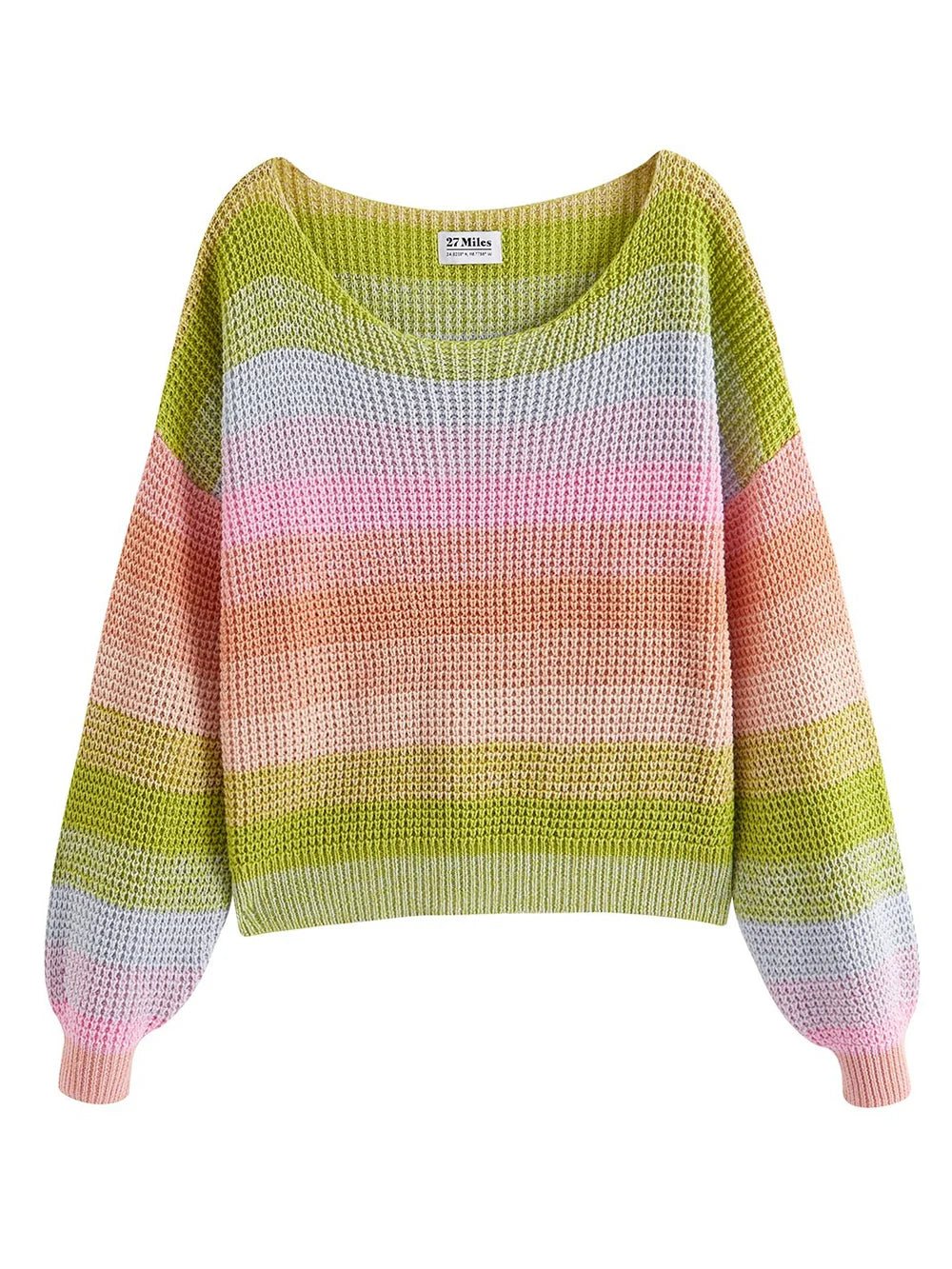 27 Miles Malibu Cinza Cotton Sweater