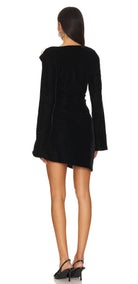 For Love & Lemons Tamera Velvet Mini Dress Endless Waves