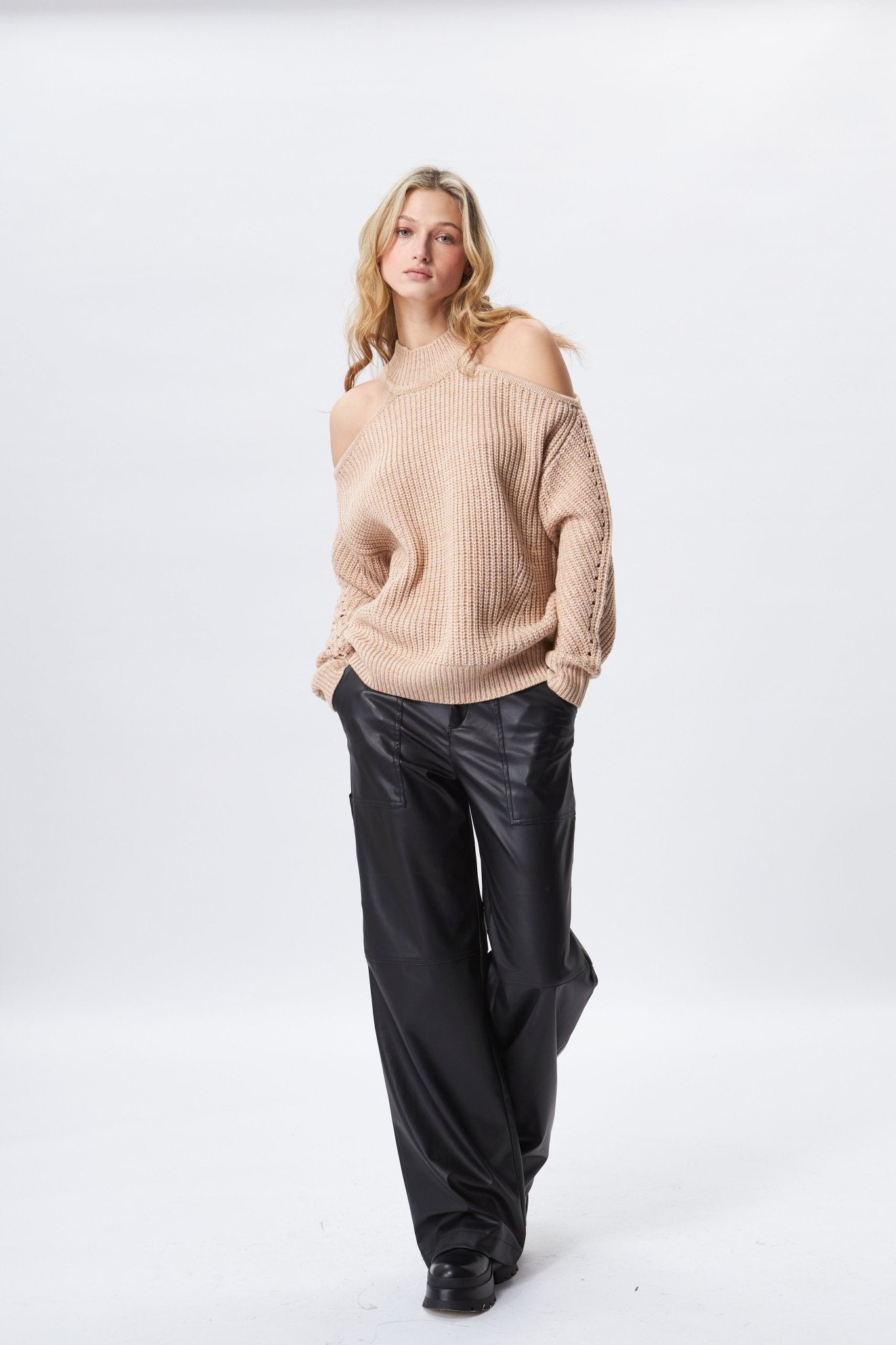 John + Jenn Rowen Cut Out Sweater Endless Waves Boutique